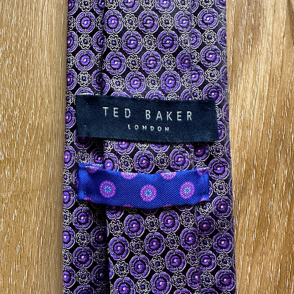 TED BAKER Slim Silk Tie RECENT